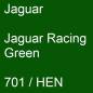 Preview: Jaguar, Jaguar Racing Green, 701 / HEN.